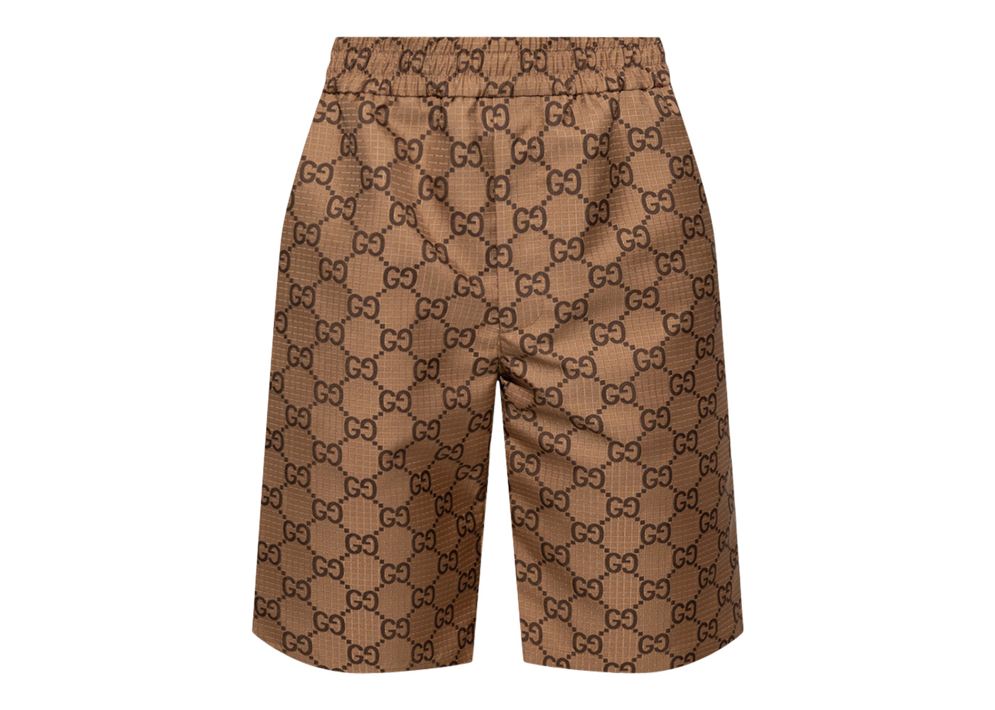 Gucci GG Allover Ripstop Shorts Beige