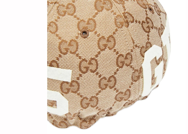 Gucci Gg Canvas Baseball Cap Beige