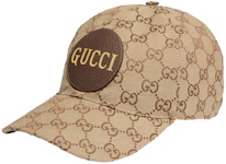 Gucci Original GG Canvas Baseball Hat with Web Beige/Blue in Original GG  Canvas - US