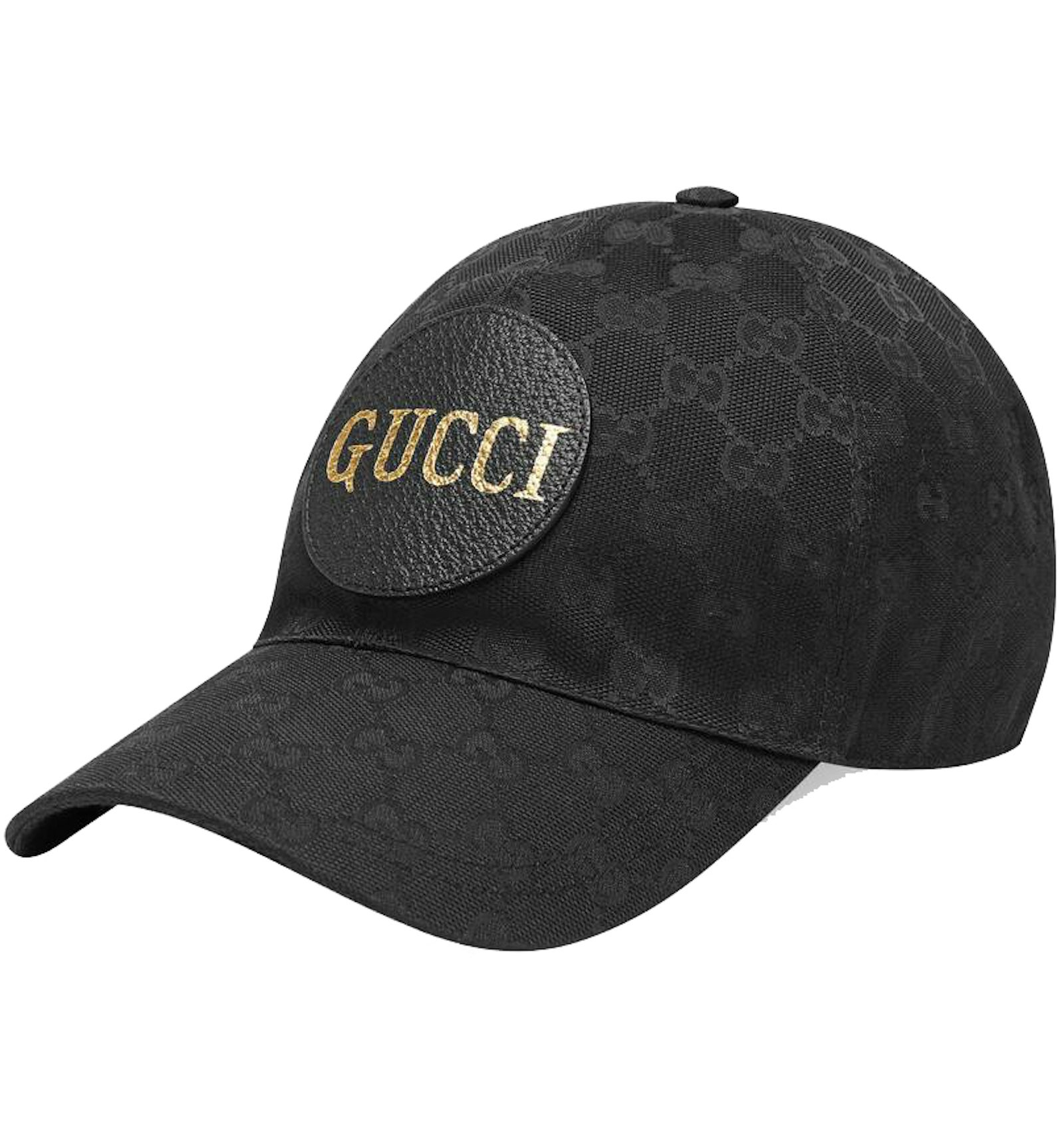 Gucci hat black and gold Clearance