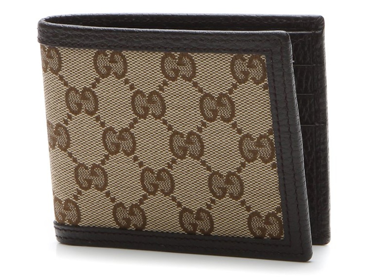 gucci canvas bifold wallet