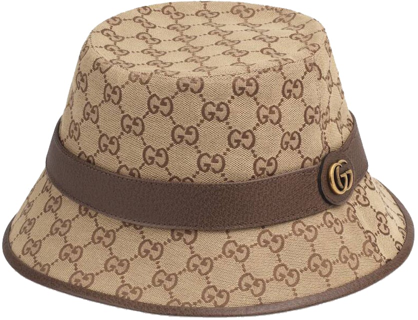 GG Canvas Bucket Hat in Beige - Gucci Kids