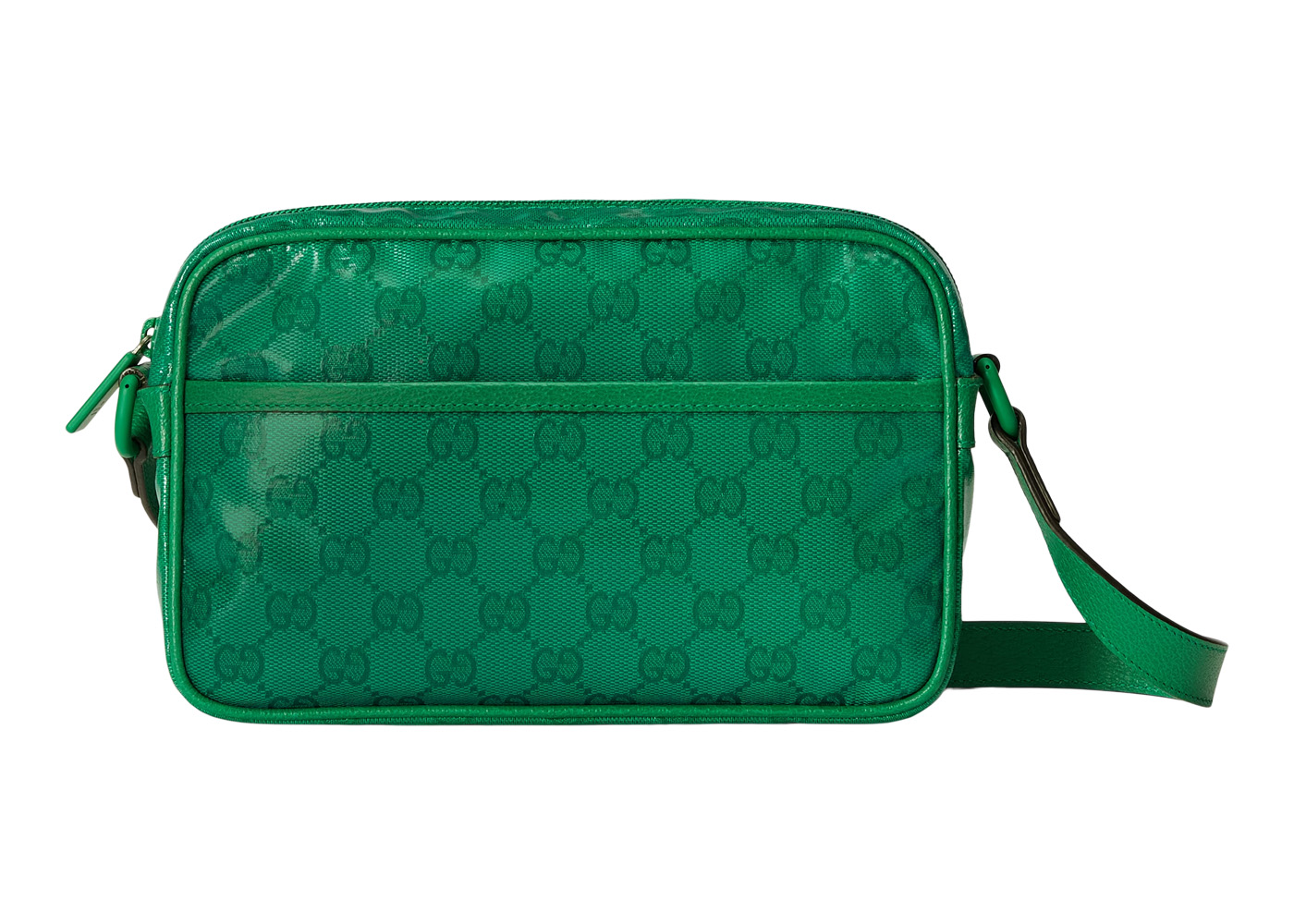 Gucci GG Crystal Mini Shoulder Bag Green in GG Crystal Canvas with