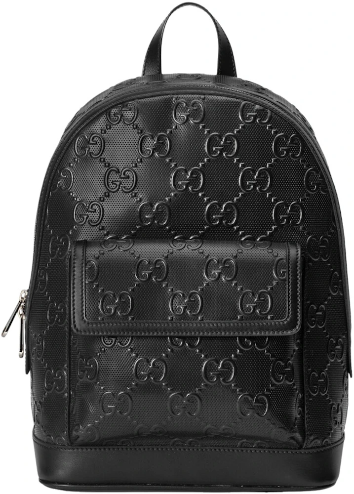 Gucci GG Backpack Medium Black in with - US