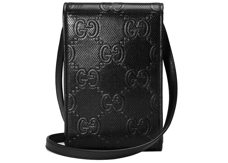 Gucci GG Embossed Mini Bag Black