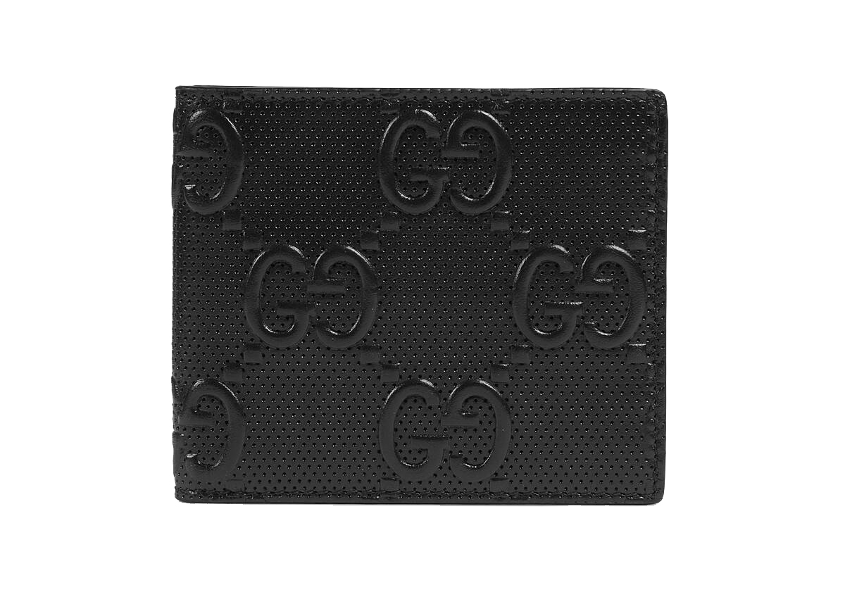 Gucci GG Embossed Wallet Black/Black in Leather