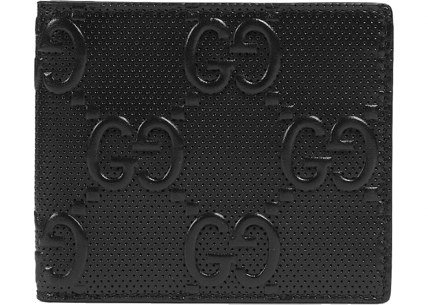 Gucci GG Embossed Wallet Black/Black in Leather - GB