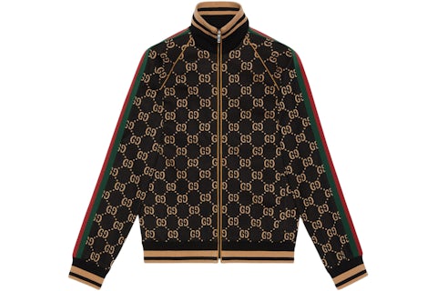 Marca Gucci Ropa Precio Chaqueta De Algodón Gucci GG Gersey Negro