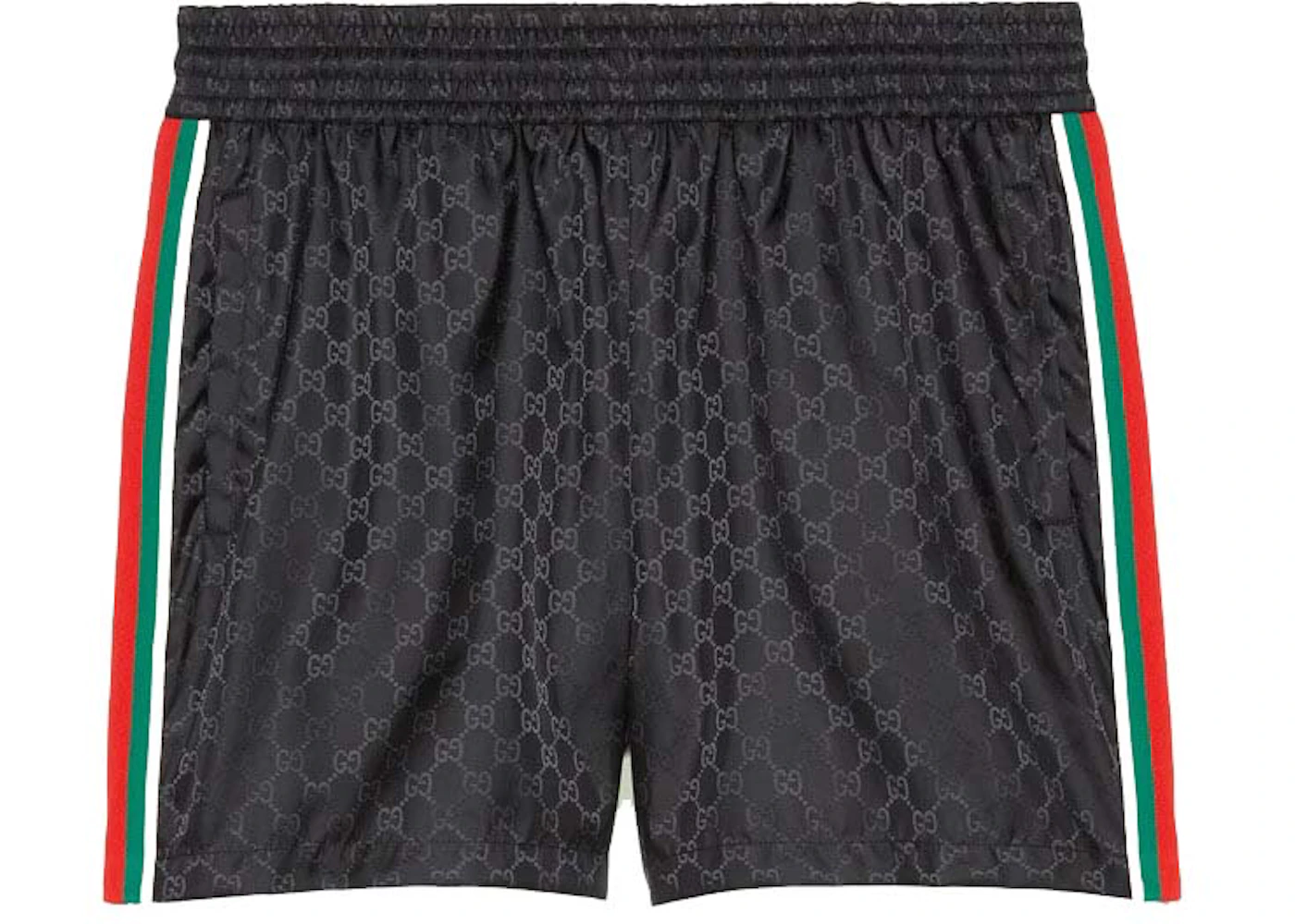 And so on meat deal with Gucci GG Jacquard Nylon Swim Shorts Black - GB