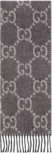 Gucci GG Jacquard Knitted Scarf