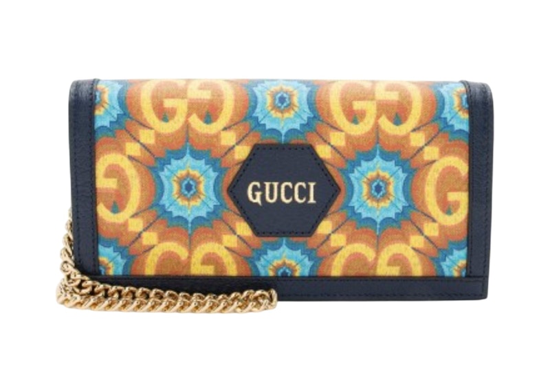 Gucci GG Kaleidoscope Chain Wallet Multicolor