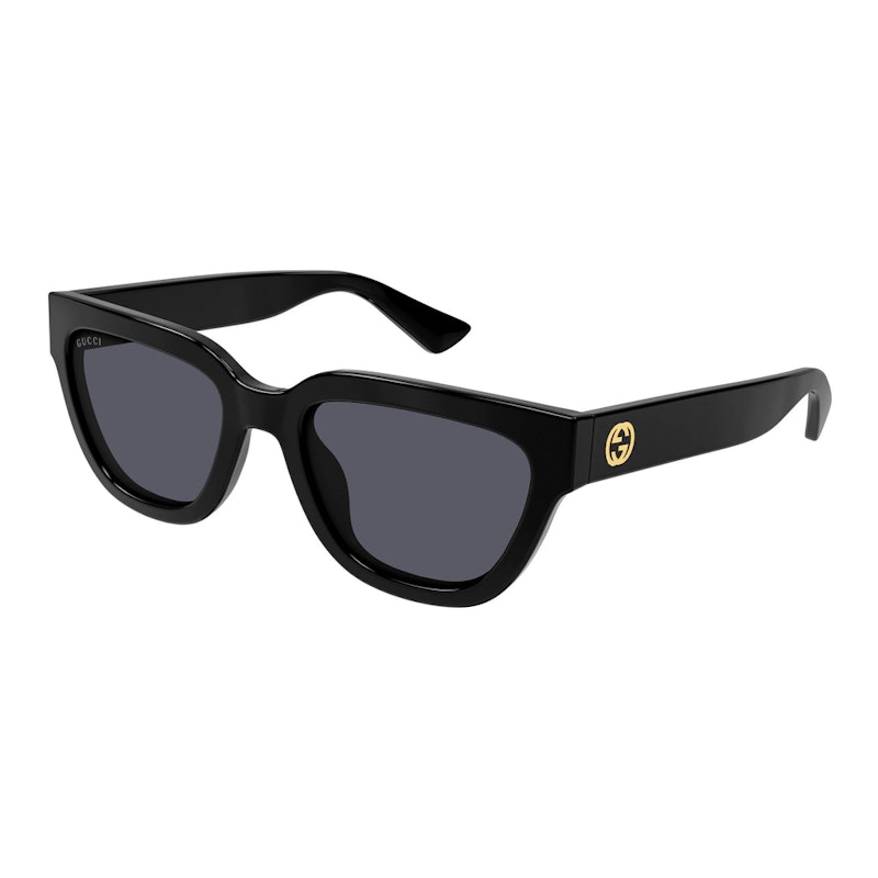 Pre-owned Gucci Gg Logo Cat Eye Sunglasses In Black (gg1578s/001)