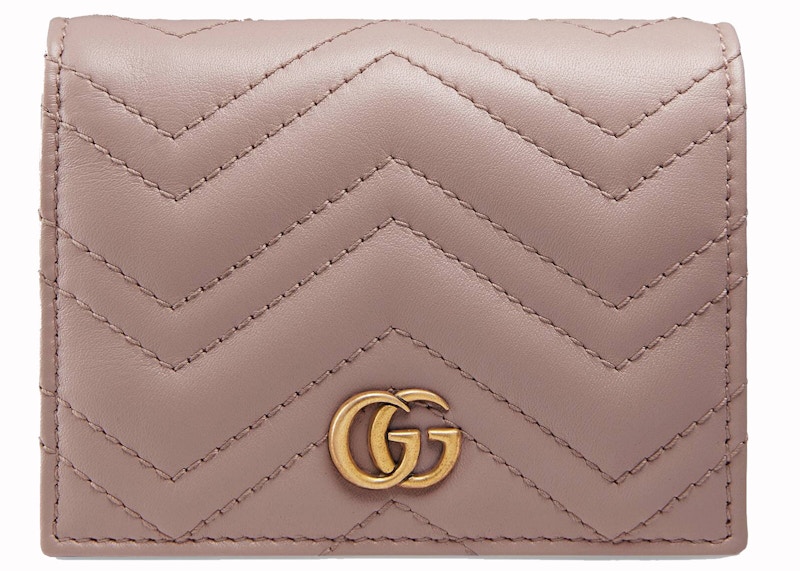 gg marmont matelasse card case