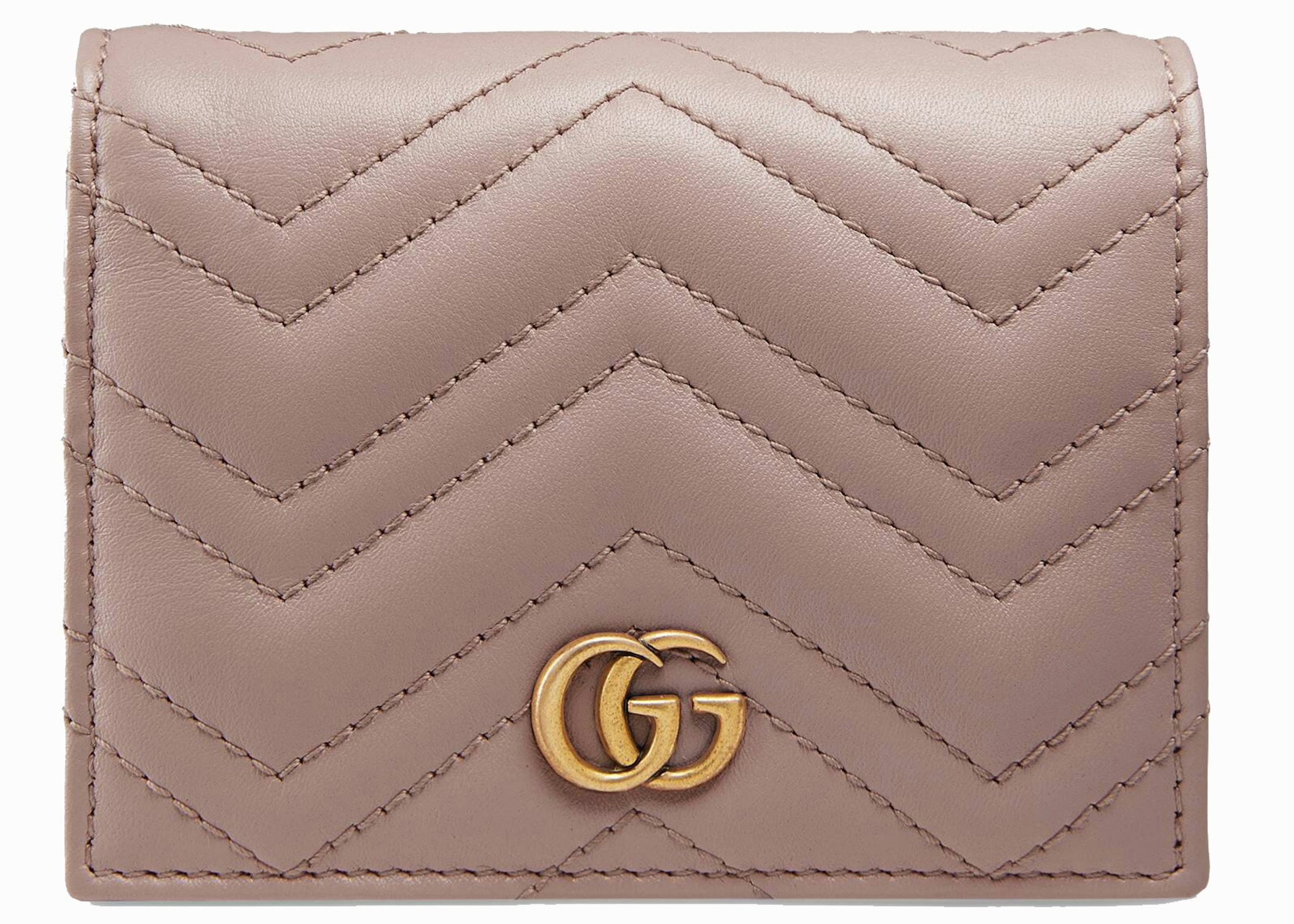 GG Matelassé card case wallet