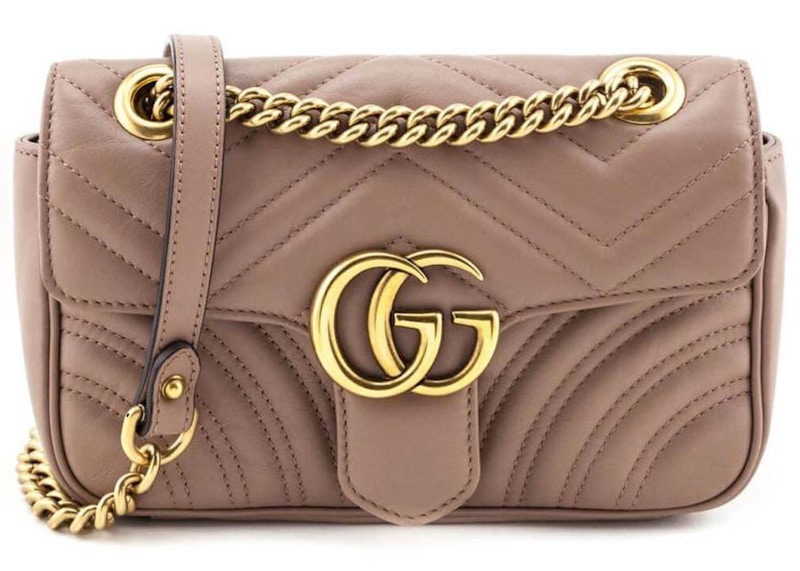 Gg marmont matelassé on sale mini bag dusty pink