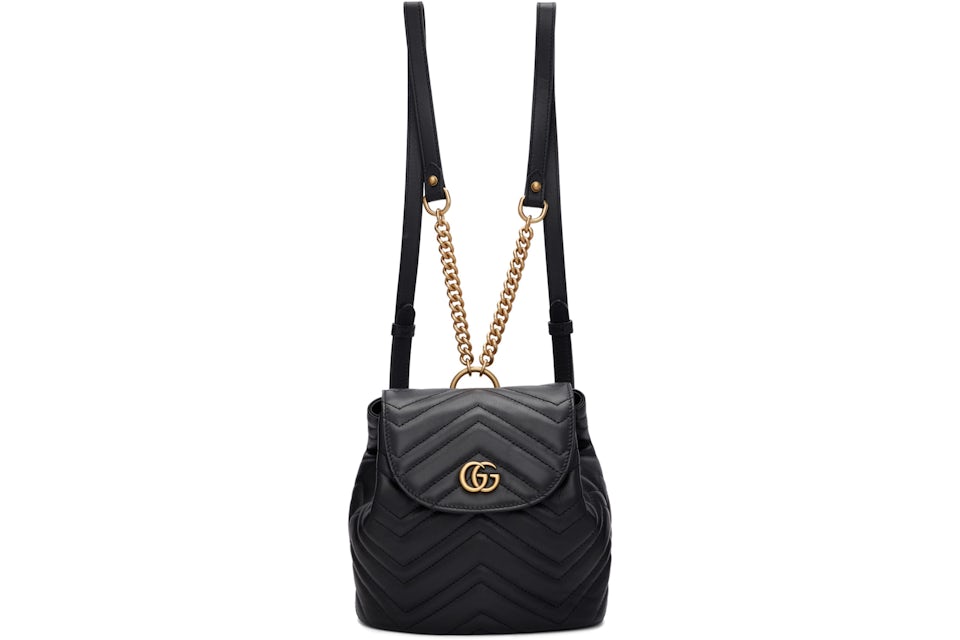 Gucci black gg marmont 2.0 bag Clearance