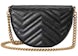 Gucci GG Marmont Matelasse Chain Mini Bag Black