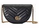 Gucci GG Marmont Matelasse Chain Mini Bag Black