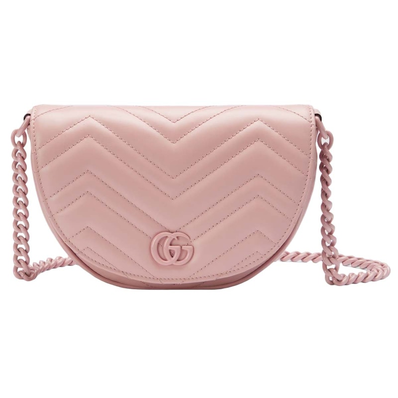 Gg marmont matelassé store mini bag pink