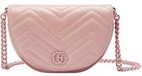Gucci GG Marmont Matelasse Chain Mini Bag Light Pink