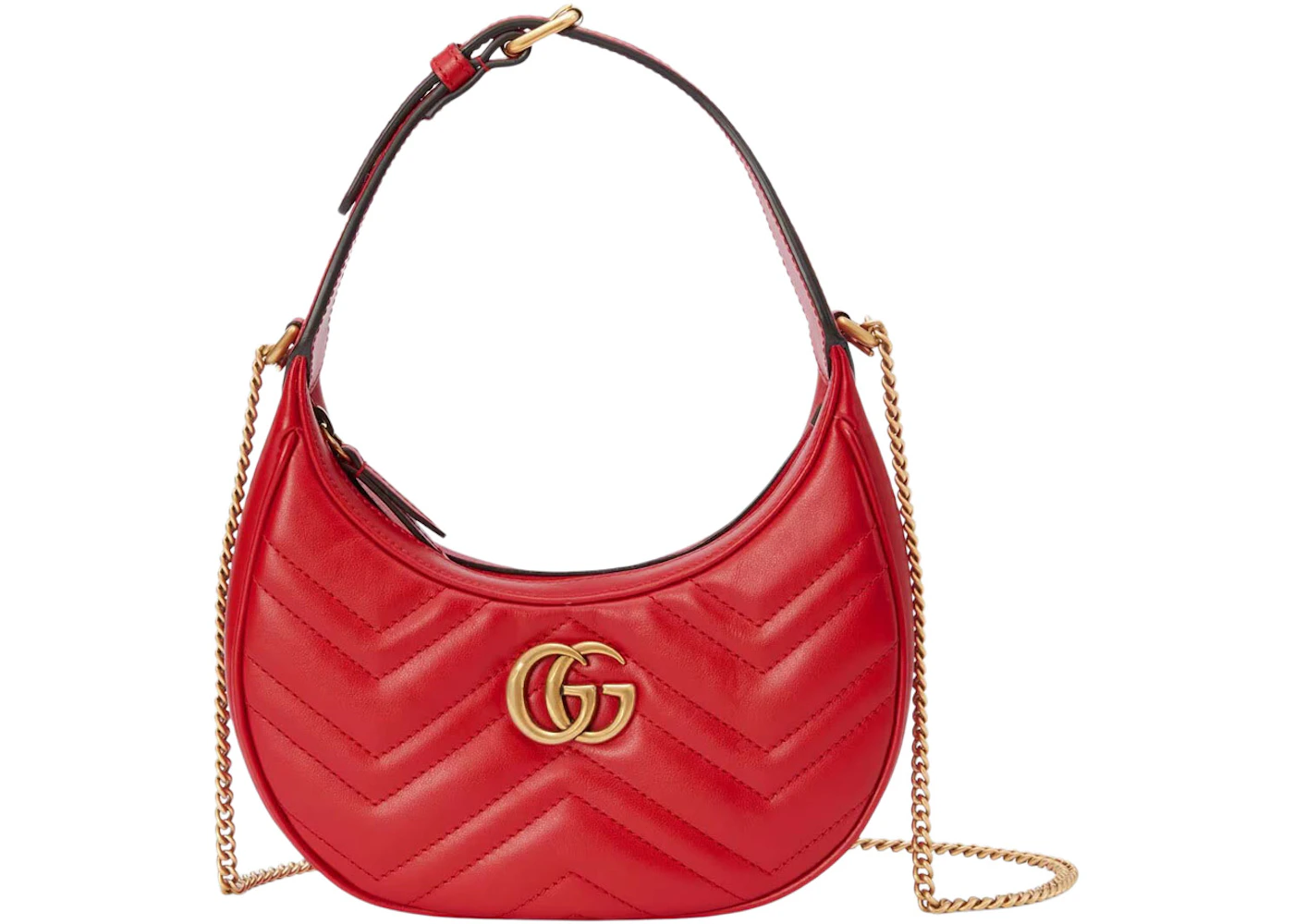 Red gg marmont matelasse mini bag Clearance