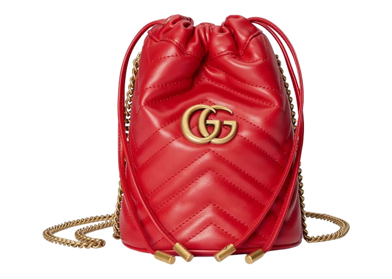 Mini gg marmont store bucket bag