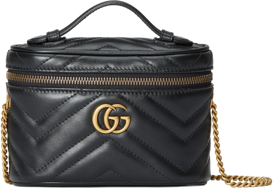 Gucci gg Marmont Matelassé Mini Bag in Black