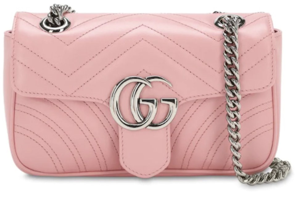 Gg marmont small shoulder bag pastel pink Clearance