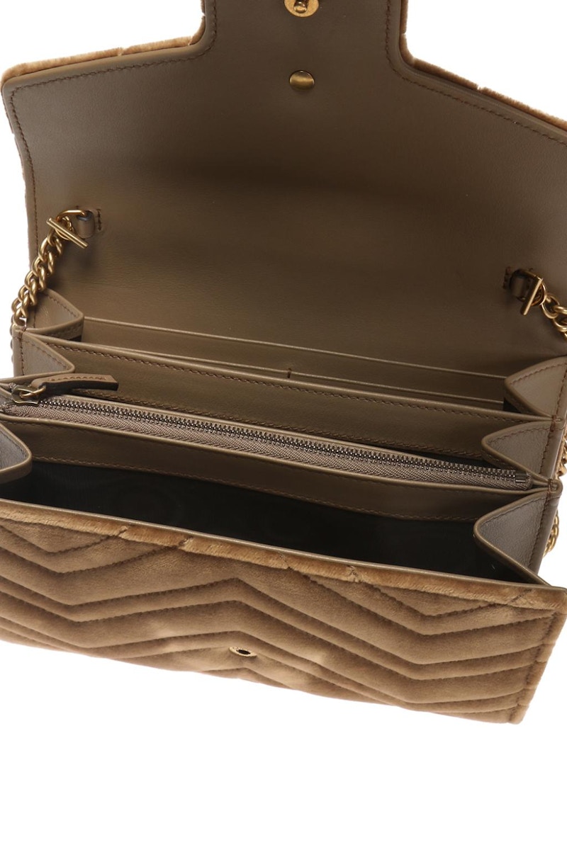 gucci velvet taupe