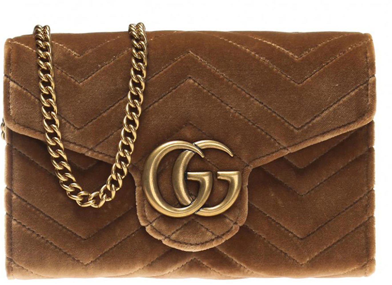 Gucci Supermini Gg Marmont 20 Matelasse Leather Shoulder Bag, $890