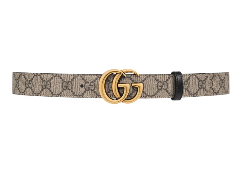 Gucci supreme hot sale belt womens