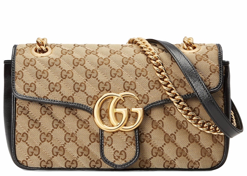 Gucci GG Marmont Small Diagonal Matelasse Bag Original GG Canvas