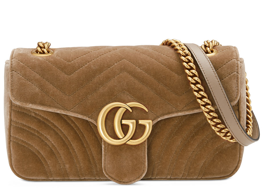 Gucci GG Marmont Shoulder Bag Velvet 