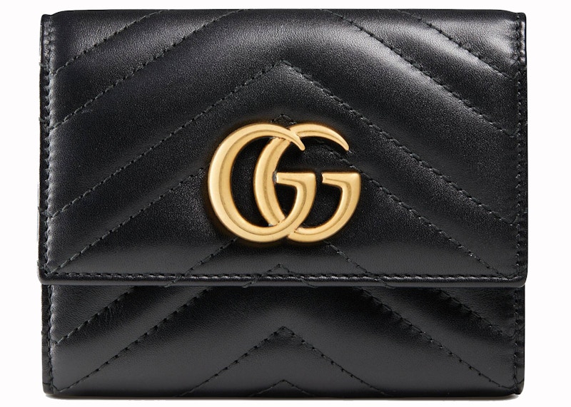 Gg marmont matelassé store leather wallet