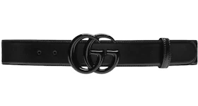 Gucci GG Marmont Wide Belt Black