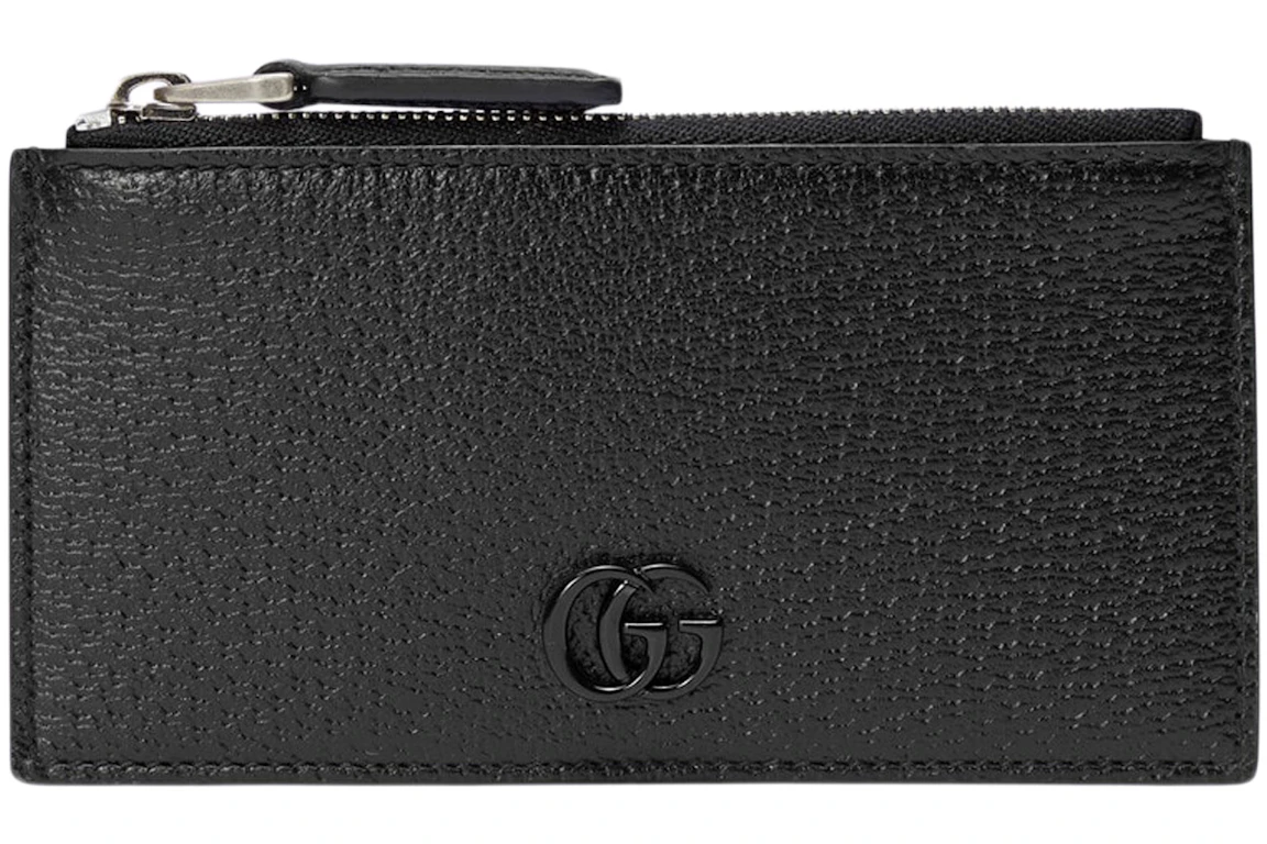 Gucci GG Marmont Zip Card Case Black