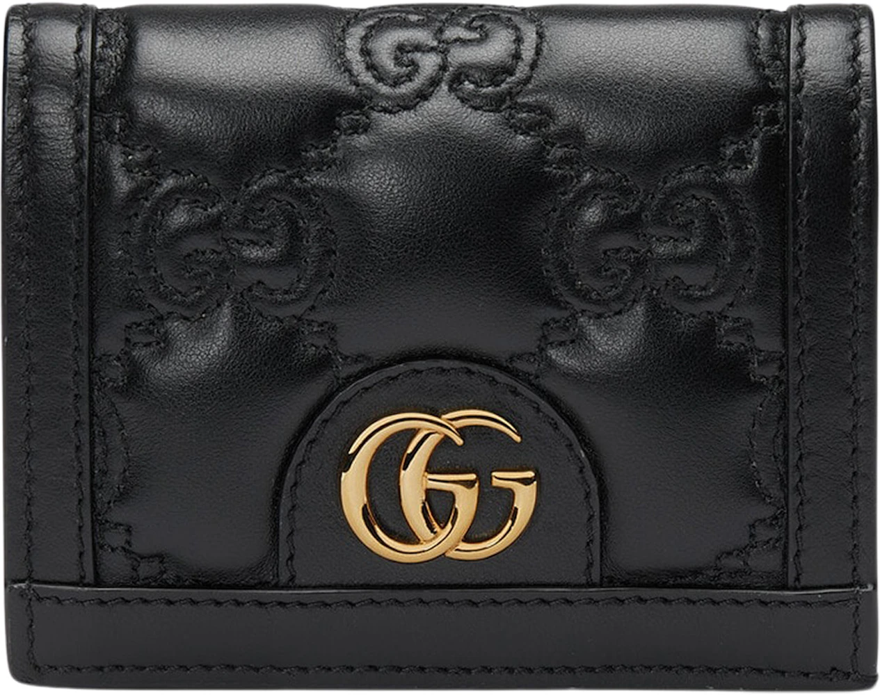 Gucci Card case wallet with Double G strawberry
