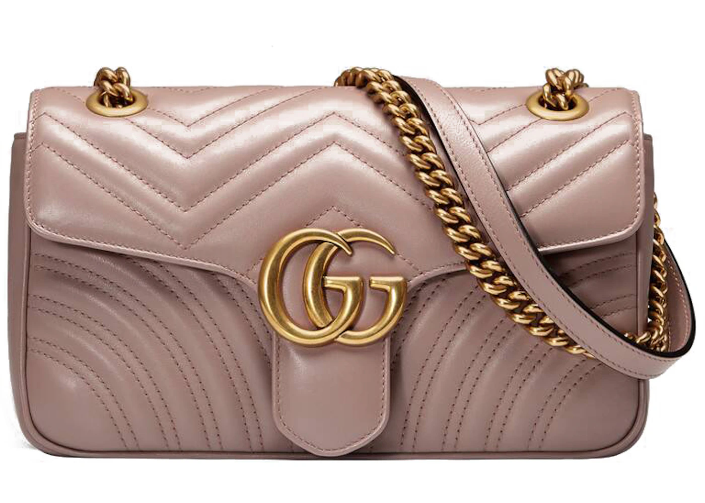 Marmont Matelassé Pink And Gold Gucci Bag Marmont Bag Gucci