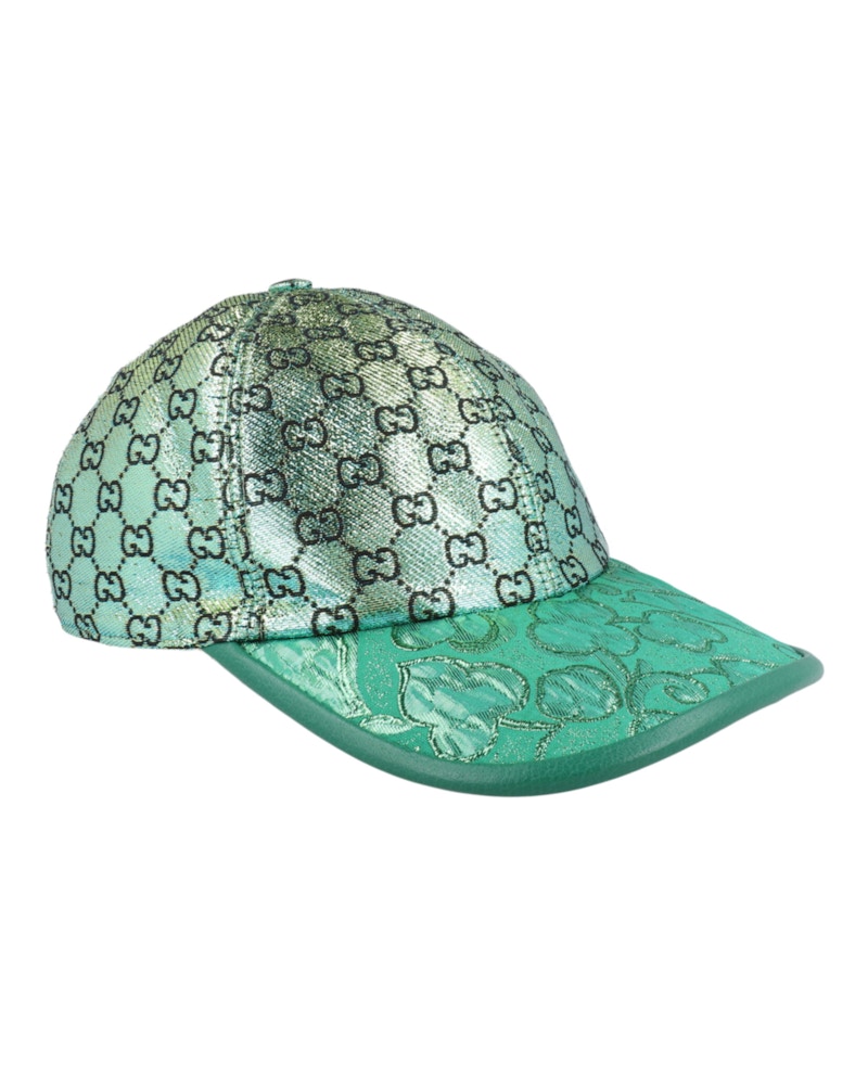Gucci GG Metallic Baseball Cap Green - US Gucci GG Metallic Baseball Cap Green - US