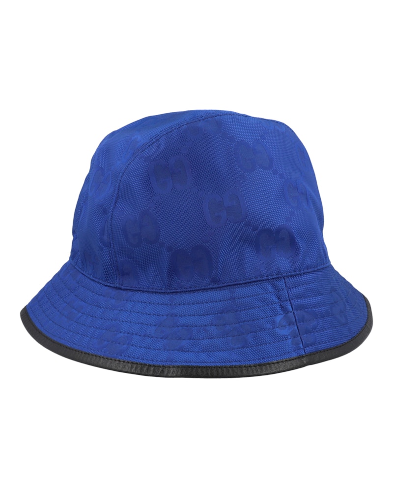 Gucci Gg Monogram Bucket Hat Bright Blue