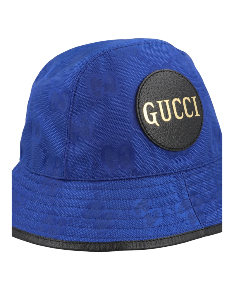 Gucci Gg Monogram Bucket Hat Bright Blue