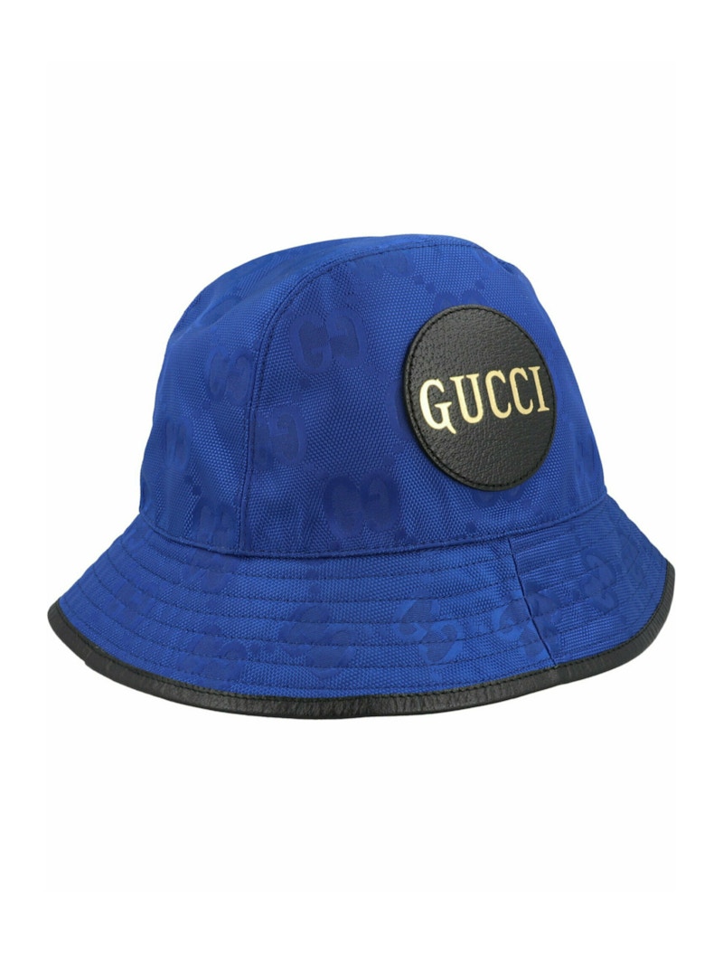 Gucci Gg Monogram Bucket Hat Bright Blue