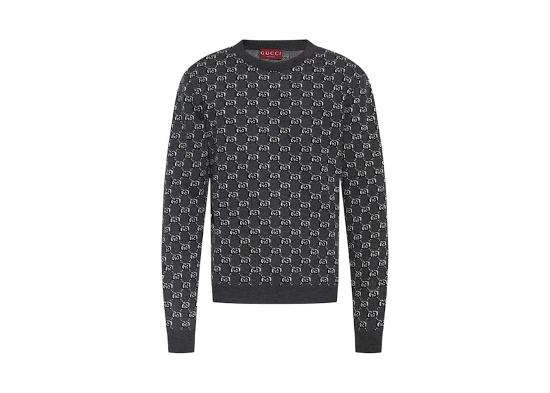 Gucci GG Pattern Sweater Grey