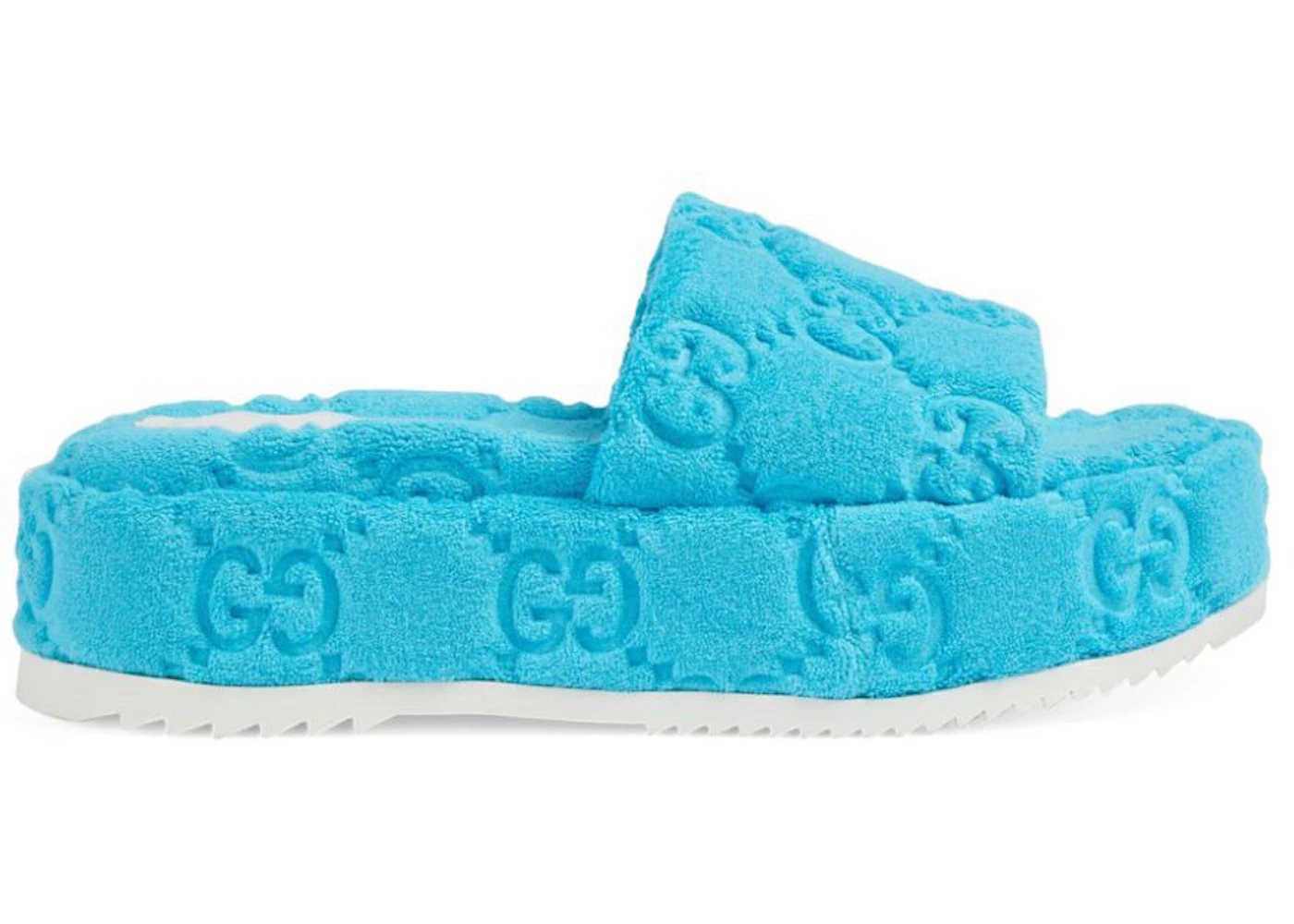Gucci GG Platform Sandal Blue (Women's) - 700599 U2O00 4917 - US