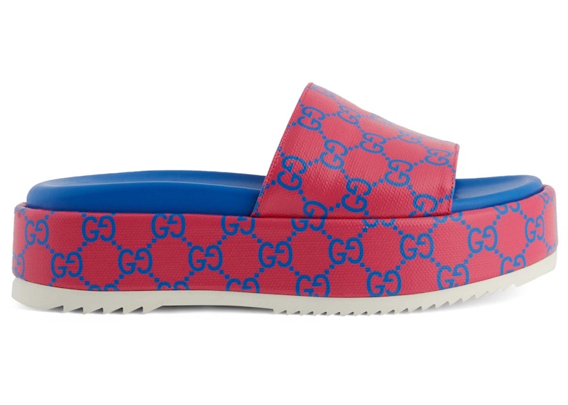 Blue gucci slides online womens