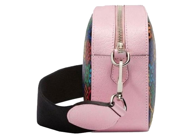 Gucci GG Psychedelic Camera Bag Multicolor in Leather with Goldtone US