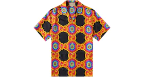 Gucci GG Psychedelic Silk Shirt Orange/Black/Multi