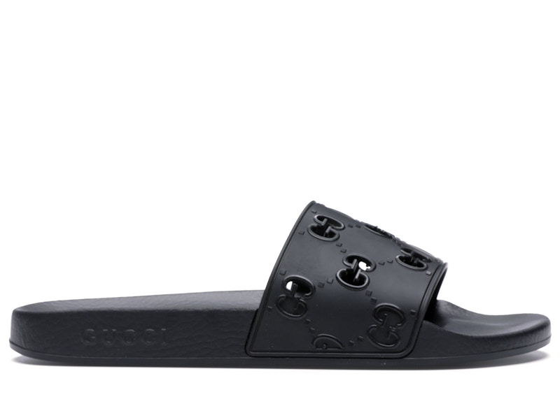 Gucci GG Slide Rubber Black - 575957 