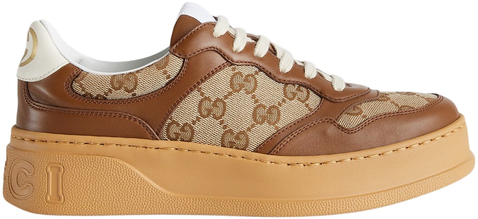 adidas x Gucci women's Gazelle sneaker in beige and ebony Supreme