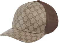 Gucci Women's Brown Canvas GG Supreme Cap For Sale at 1stDibs